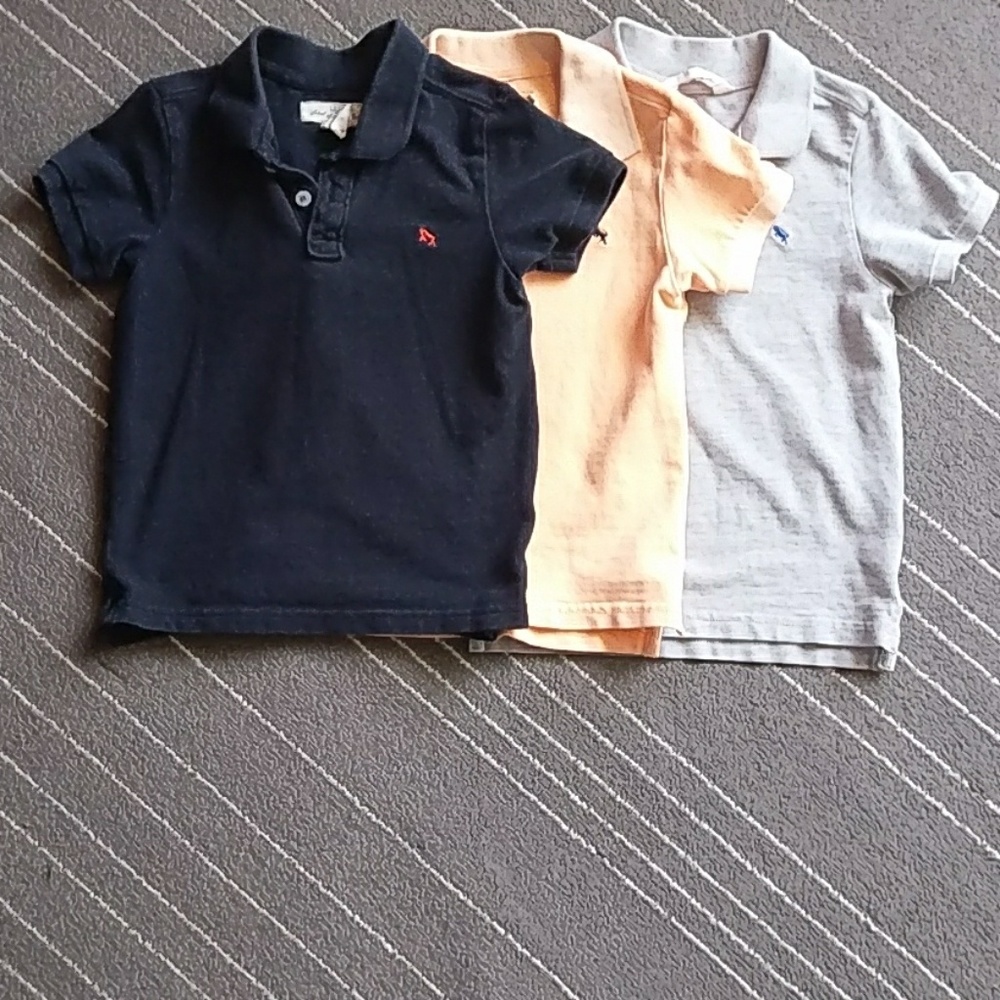 3pk Little Man collared shirts